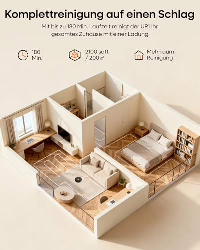 Uninell UR1 Saugroboter mit Wischfunktion