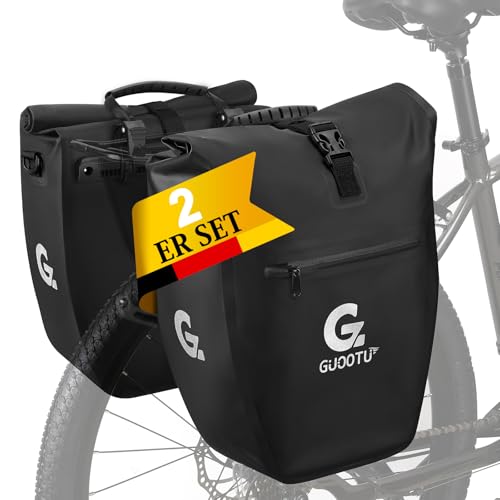 GUOOTU 2er Set Fahrradtaschen für Gepäckträger