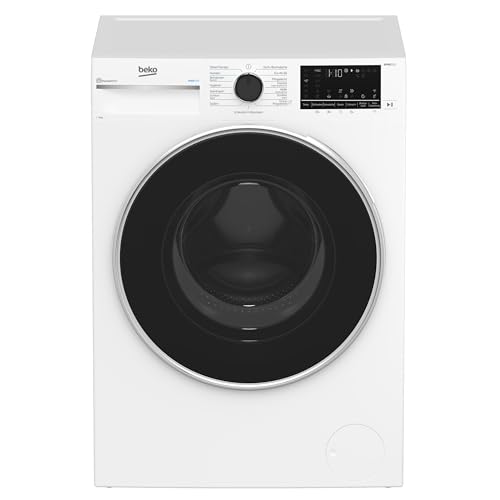 Beko Waschmaschine 9kg, Stiftung Warentest GUT (2,1)*, 1400 U/min, Dampffunktion, allergikergeeignet, Nachlegefunktion, AquaWave Schontrommel, B5WF69410W, Weiß