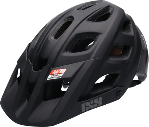 IXS Unisex Evo Mountainbike-Helm, Trail All Mountain, Schwarz, ML (58-62 cm) EU