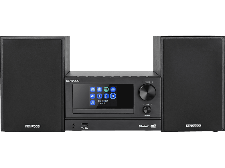 KENWOOD M-7000S-B Smart Micro Hi-Fi System (Schwarz)