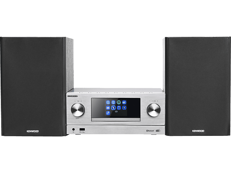 KENWOOD M-9000S-S Smart Micro Hi-Fi System (Silber)