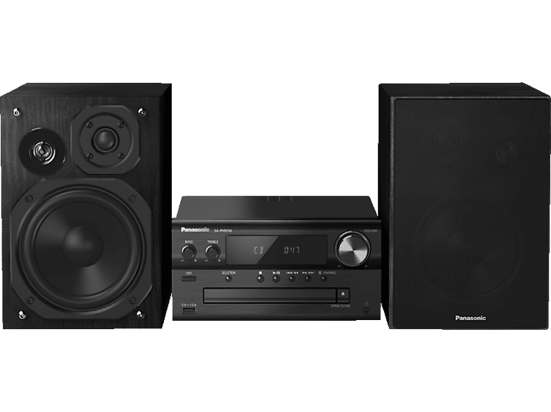 PANASONIC SC-PMX 94 EG-K Kompaktanlage (Schwarz)