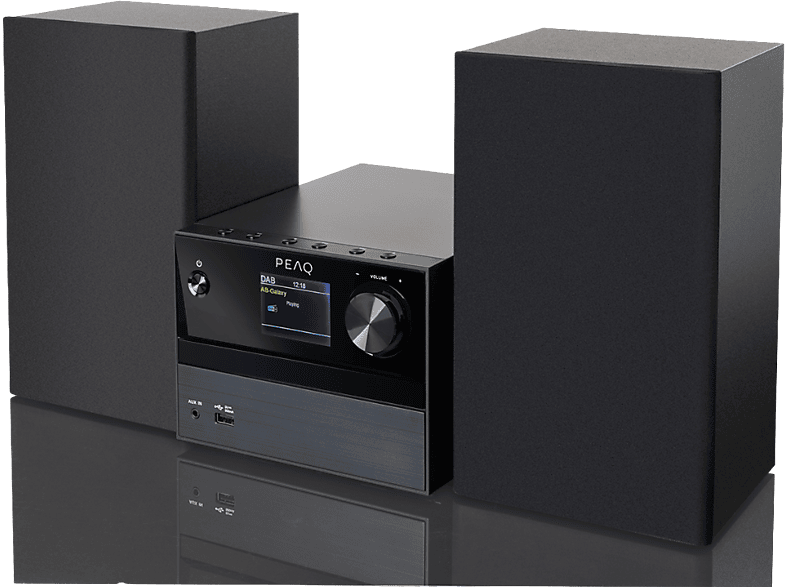 PEAQ PMS 320 Micro Hifi System (Schwarz)