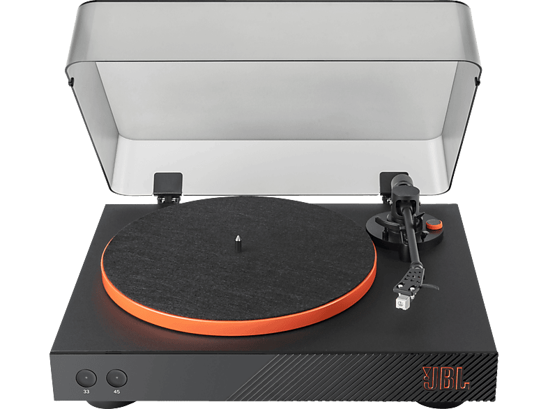 JBL Spinner Bluetooth Plattenspieler Black Orange