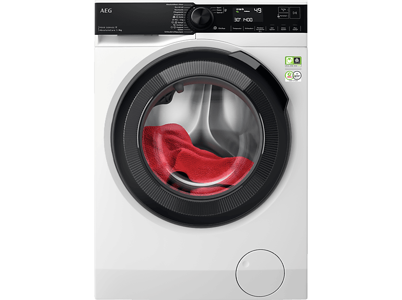 AEG LR9W75490 Serie 9000 AbsoluteCare® mit SoftWater Wasservorenthärtung Waschmaschine (9 kg, 1351 U/Min., A)