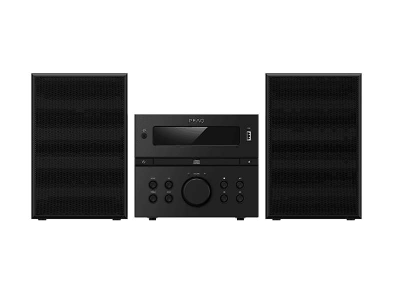 PEAQ PMS 350 Micro Hifi System (Schwarz)