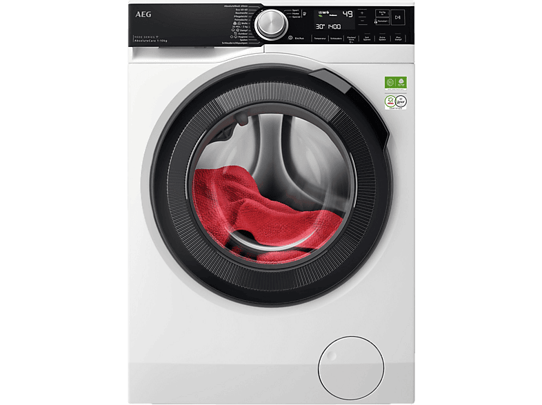 AEG LR9WW80400 9000 Waschmaschine (10,0 kg, 1351 U/Min., A, Ja)