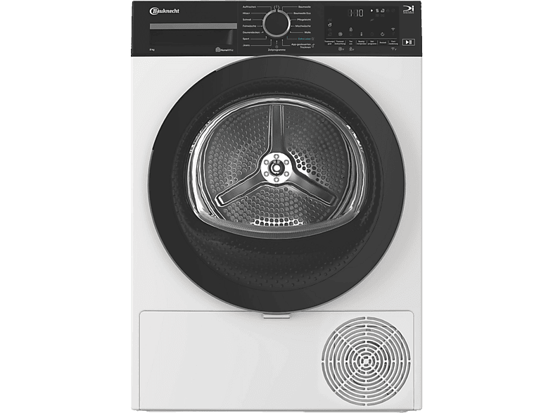 BAUKNECHT BTSV 87A WB Wärmepumpentrockner (8 kg, Weiß)