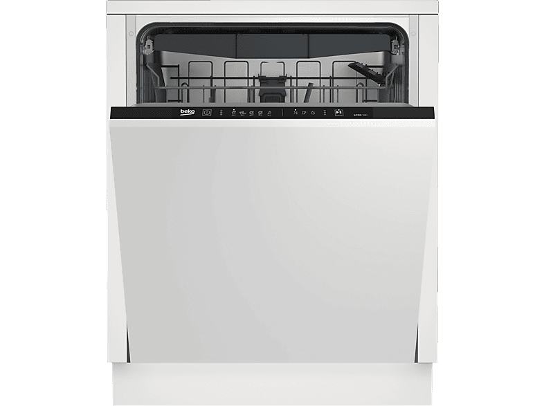 BEKO BDIN16450 Geschirrspüler (vollintegrierbar, 598 mm breit, 42 dB (A), B)