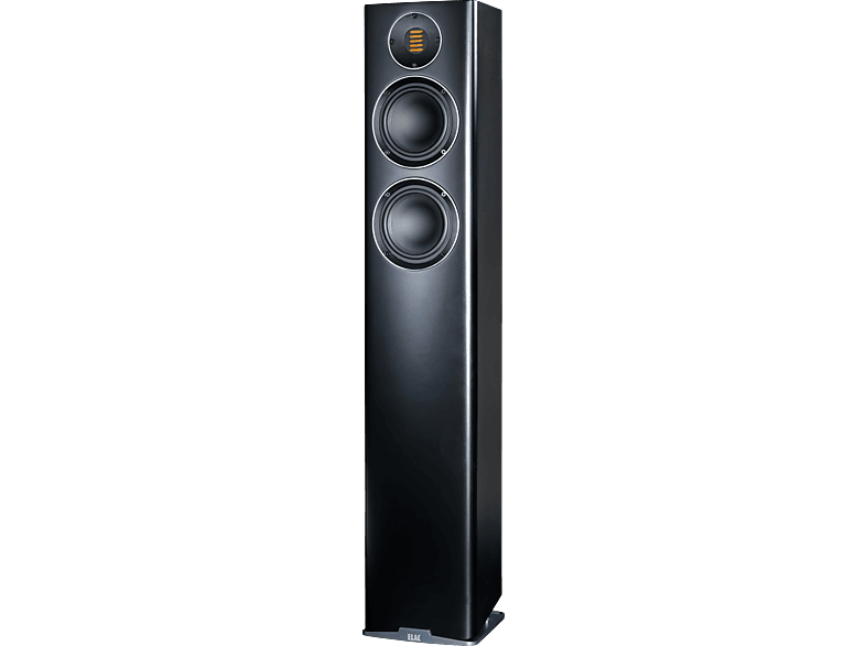 ELAC Carina FS 247 HiFi Lautsprecher (Hochtöner: Nach JET-Prinzip gefalteter Air-Motion-Transformer, Tieftöner: 2 x 150 mm, Aluminium Konus, Schwarz
