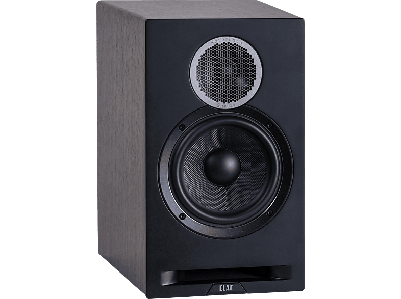 ELAC Debut Reference B6 1 Paar HiFi Lautsprecher (Aramid-Faser verstärkt, Schwarz/Holz