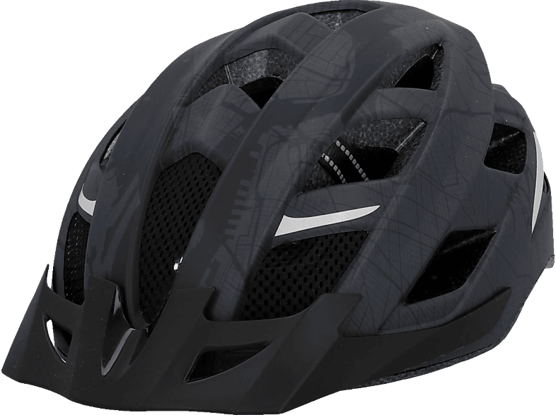 FISCHER 50449 Urban Plus Brooklyn (Fahrradhelm, 52 - 59 cm, Schwarz)