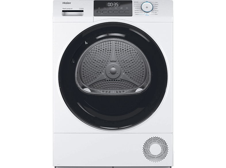 HAIER HD80-E929E-DE Wärmepumpentrockner Series 929 (8 kg, Weiß)