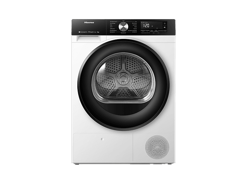HISENSE DH3S802BW3 Wärmepumpentrockner (8 kg, Weiß)
