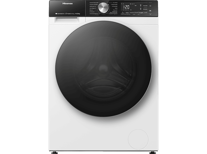 HISENSE WD5S1045BW Waschtrockner (10,5 kg / 6 kg, 1400 U/Min.)