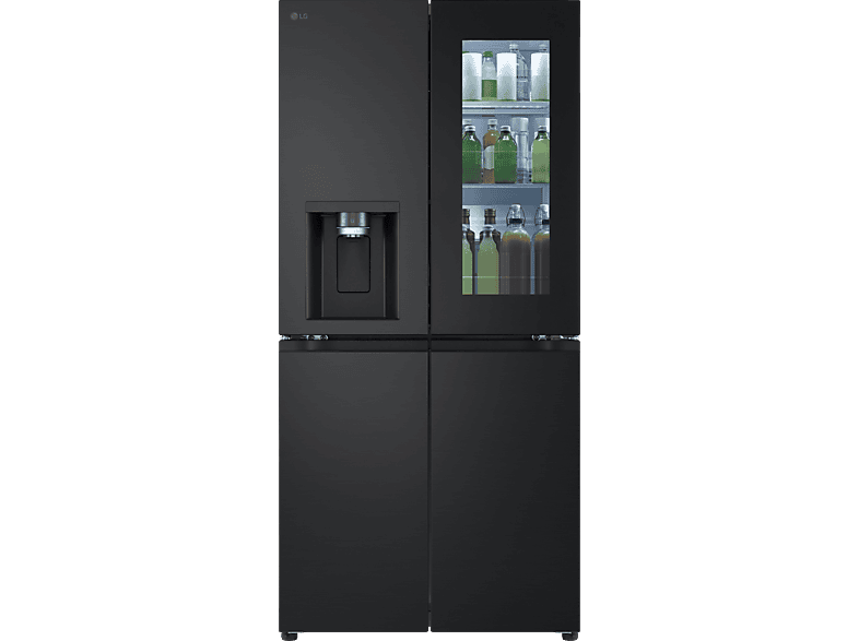 LG GMG861EPAE InstaView® SLIM Multidoor French-Door (508 l, E, 1787 mm hoch, Essence Matte Black)