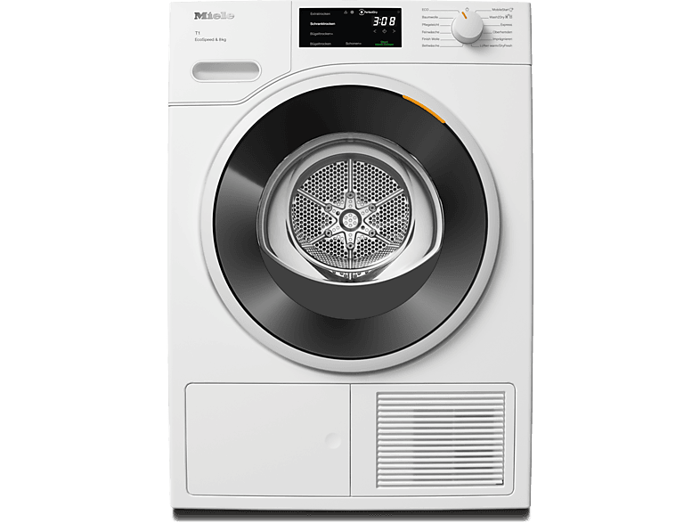 MIELE TWC640WP EcoSpeed&8kg Wärmepumpentrockner (8 kg, Lotosweiß)