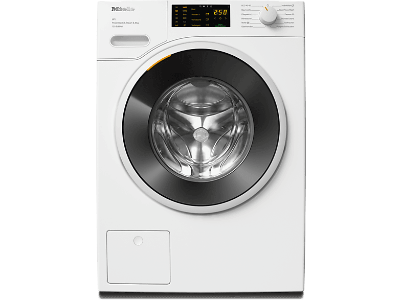 MIELE WWB380 WPS 125 Edition W1 White Edition Waschmaschine (8 kg, 1400 U/Min., A, Flusenfilter, Fremdkörperfilter)