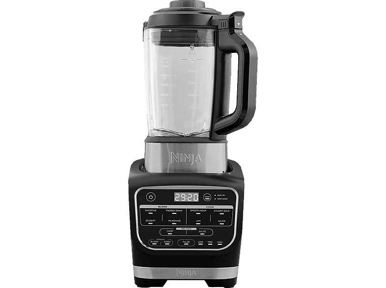 NINJA HB150EU Küchenmaschine mit Kochfunktion Schwarz (1000 Watt