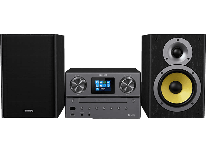 PHILIPS M 8905 Mini Stereoanlage (Schwarz)