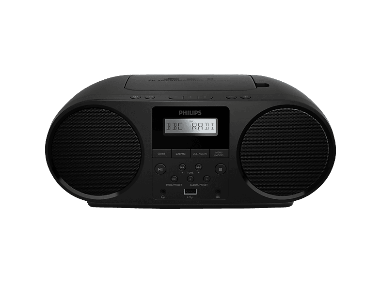 PHILIPS TAZ 6000 CD Player, Schwarz