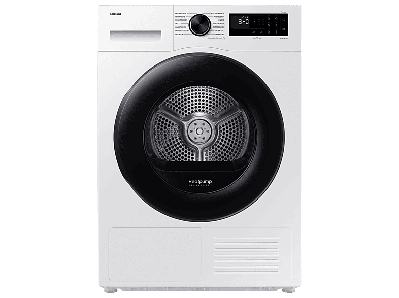 SAMSUNG DV90DG52A0AEEG Wärmepumpentrockner (9 kg, Weiß)