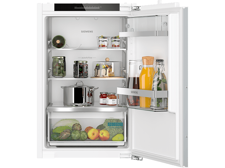 SIEMENS KI21RADD1 iQ500 Einbaukühlschrank (136 l, D, 874 mm hoch, Weiß)