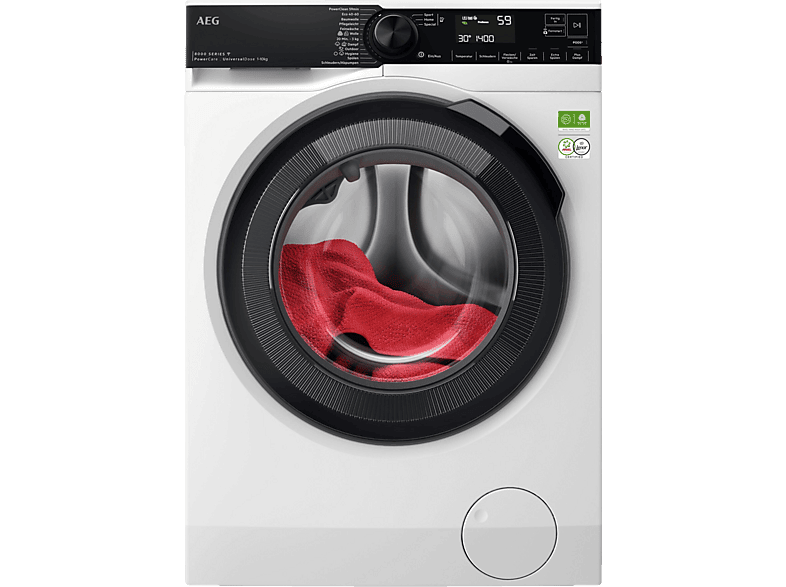 AEG LR8EW75400 8000 Waschmaschine (10,0 kg, 1351 U/Min., A, Ja)