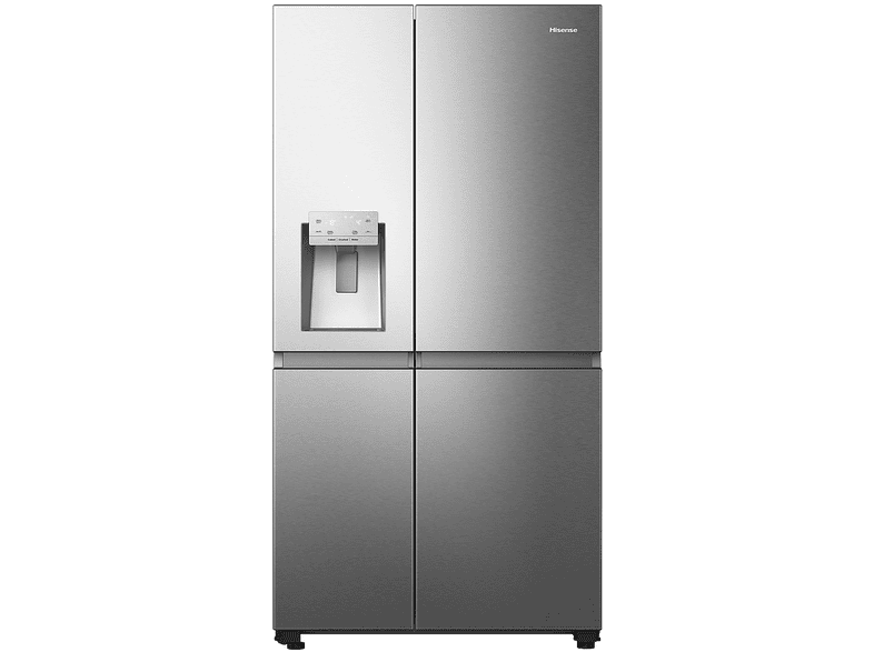 HISENSE RS818N4TIC Side-by-Side (632 l, C, 1790 mm hoch, Silber)