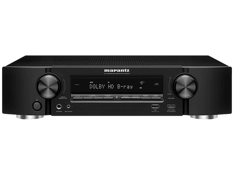 MARANTZ NR 1510 AV-Receiver (5.2 Kanäle, Schwarz)