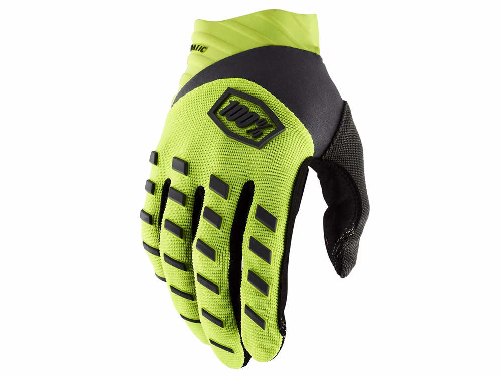 100% Airmatic Fahrradhandschuhe Jugendliche (gelb) Größe:L