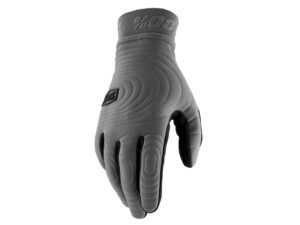 100% Brisker Xtreme Gloves S charcoal - leichter, warmer MTB- und MX-Handschuh