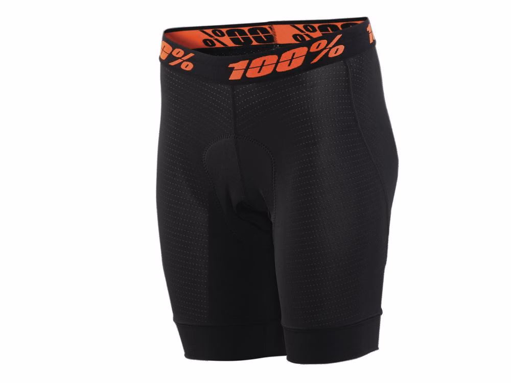 100% Crux Youth Liner Shorts 26" black - maximaler Komfort unter MTB-Shorts
