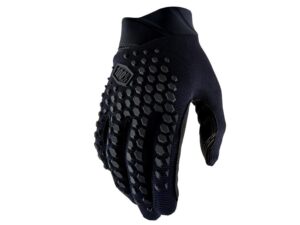 100% Geomatic Gloves L Black/Charcoal - vielseitiger MTB-Handschuh mit hohem Tragekomfort