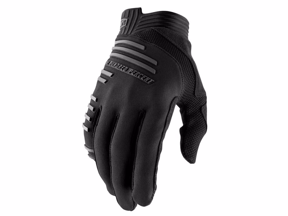 100% R-Core Gloves L black - Downhill-Handschuhe mit maximalem Grip und Schutz