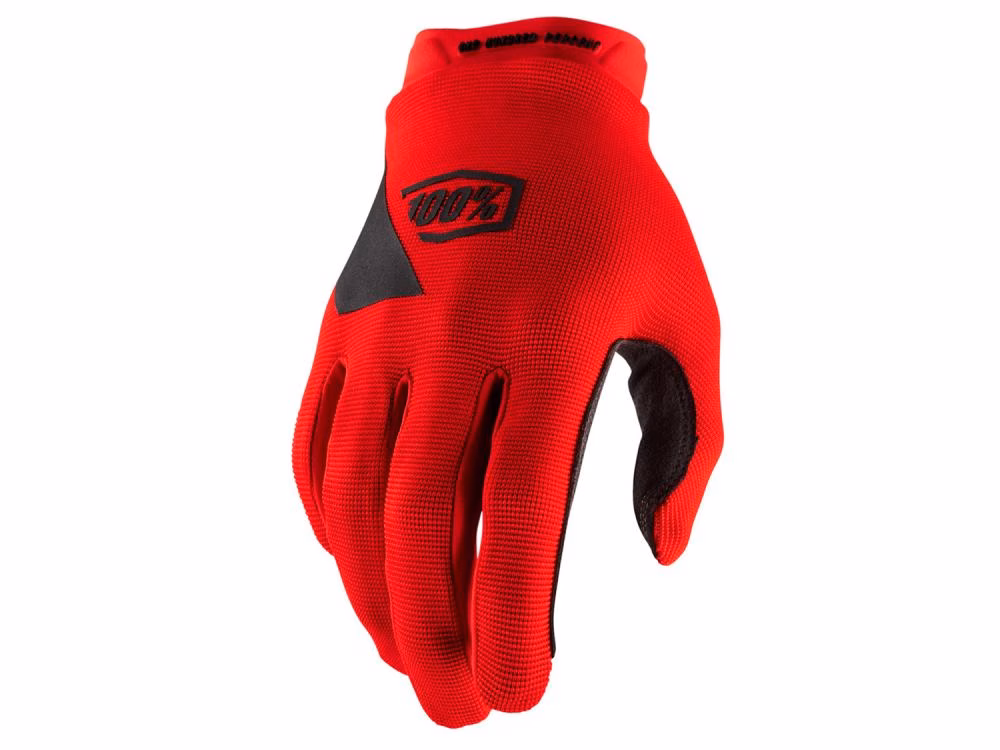 100% Ridecamp Youth Gloves XL red - komfortabler MTB-Handschuh mit Top-Grip