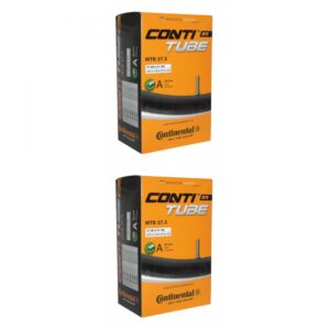 2x Continental MTB 27,5 Schlauch 47-62/584 AV 40 mm