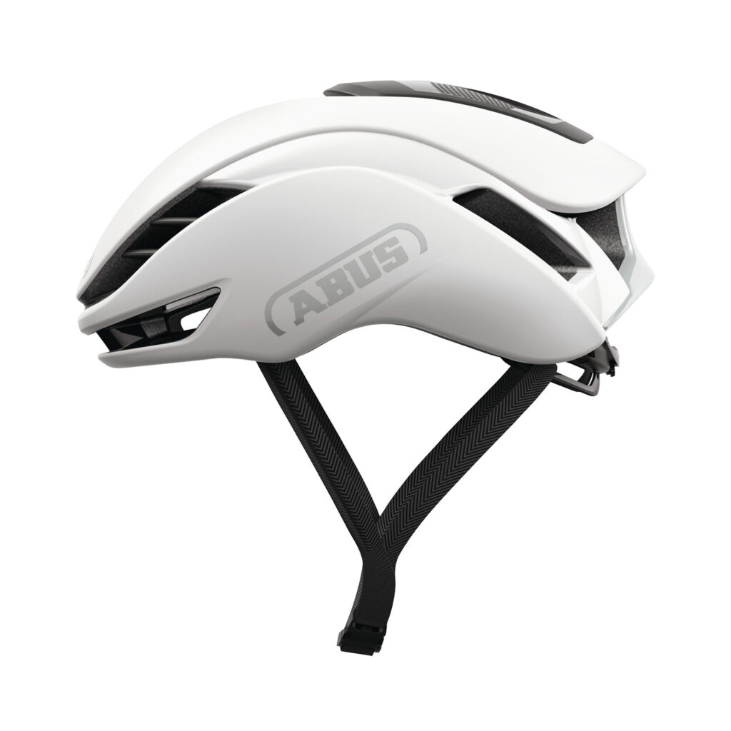 Abus GameChanger 2.0 Round Fit Aero-Rennradhelm M/L (57-61cm) polar white