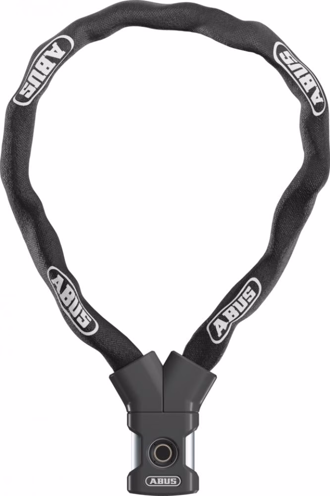 ABUS Kettenschloss YARDO 7807F/85 Fingerprint, 7 mm Stahlkette, 85 cm, IP66/IP68, schwarz, Sicherheitslevel 8, 20 Fingerabdrücke speicherbar
