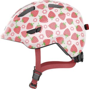 Abus Kinderhelm Smiley 3.0 LED rose strawberry M 50 bis 55cm
