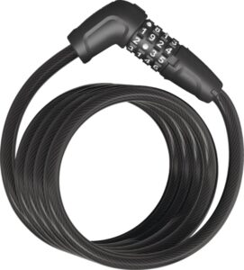 ABUS Numero 5510C Spiralkabelschloss - 180 cm Schwarz