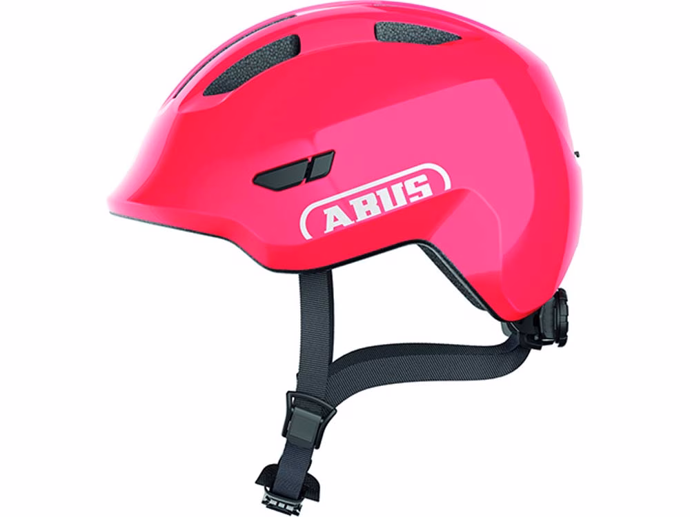 Abus Smiley 3.0 Fahrradhelm Kinder (shiny red) Größe:M