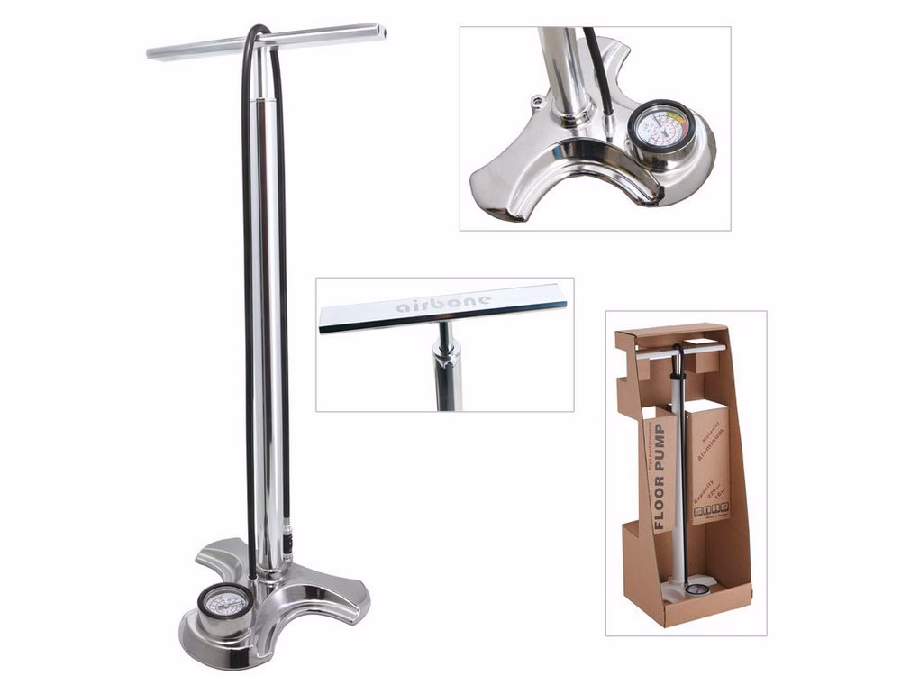 Airbone ZT-901 Standluftpumpe (655mm | 220psi | 16bar | AV/SV/DV)