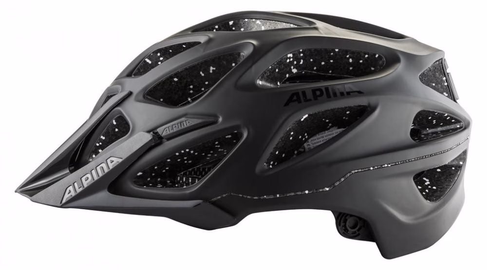 Alpina Fahrradhelm Mythos Tocsen schwarz matt 52 bis 57cm