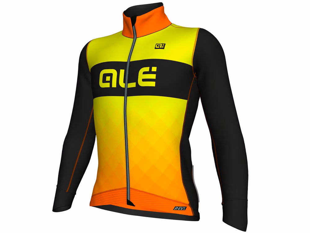 Alé R-EV1 Rumbles Radjacke Herren (schwarz / gelb) Größe:M