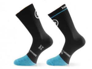Assos bonkaSock_evo8 Socken (schwarz / blau) Größe:35-37