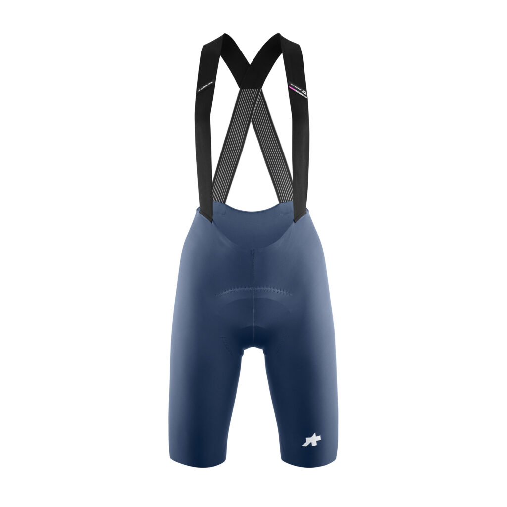 Assos DYORA R Bib Shorts S11 Kurze Frauen Trägerhose XL secret blue
