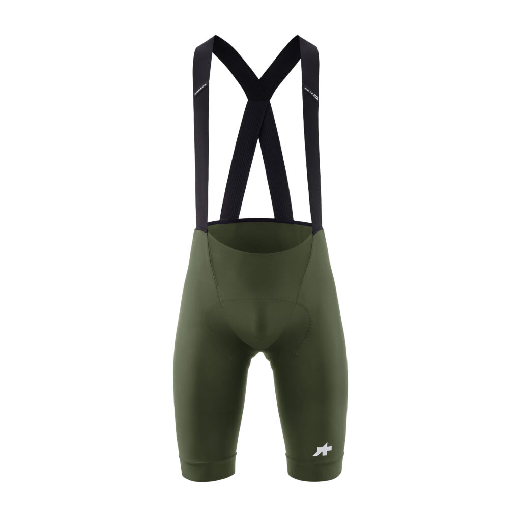 Assos MILLE GT Bib Shorts S11 Kurze Trägerhose Herren S moss green