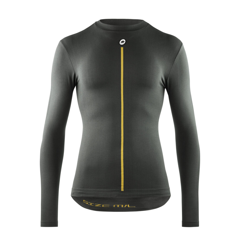 Assos Spring Fall LS Skin Layer P1 Langarm Funktionsunterhemd für Frühling & Herbst II anthracite grey